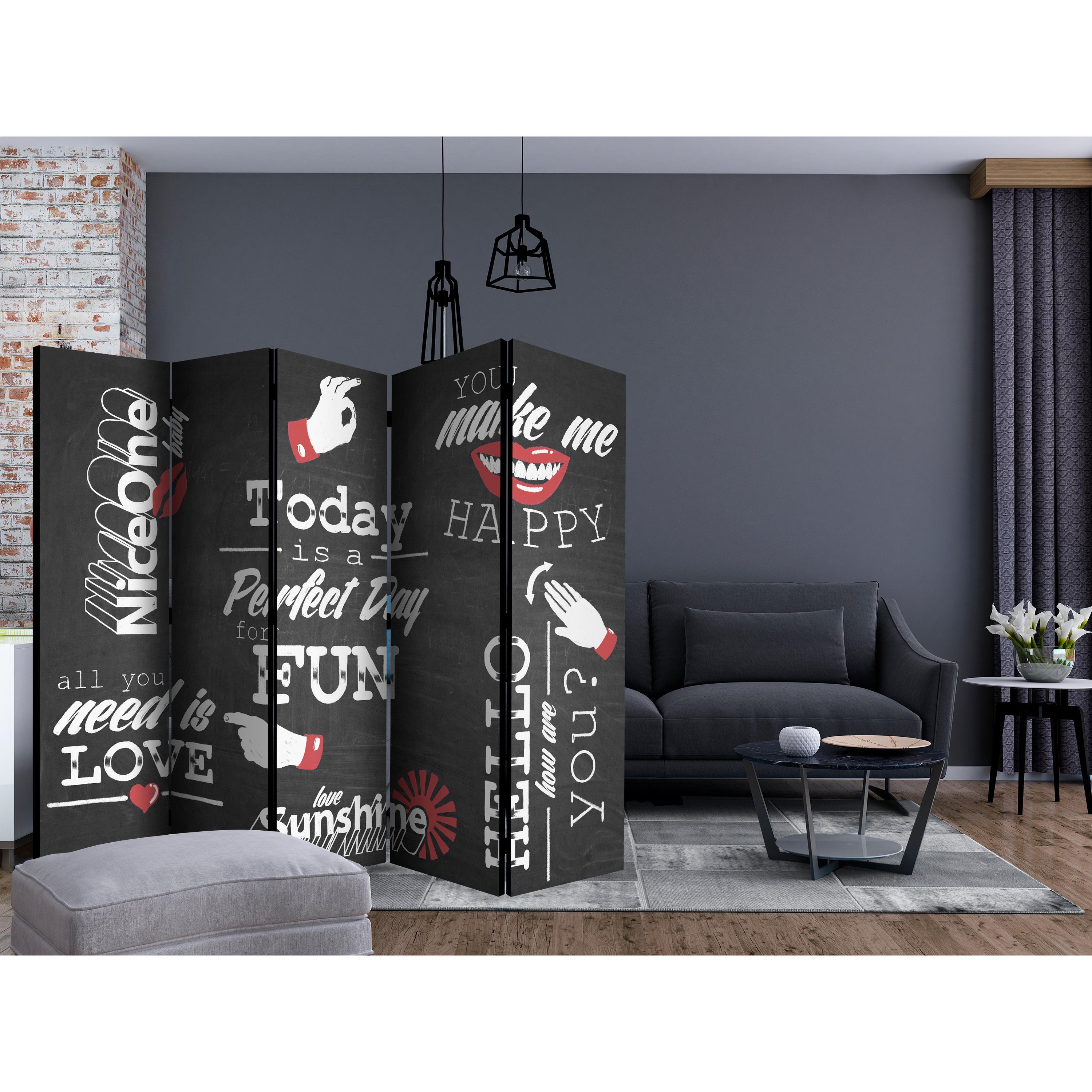 Rumsavdelare Skärmvägg Arkiio Perfect Day II 225x172 cm