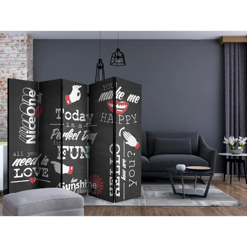 Rumsavdelare Skärmvägg Arkiio Perfect Day II 225x172 cm