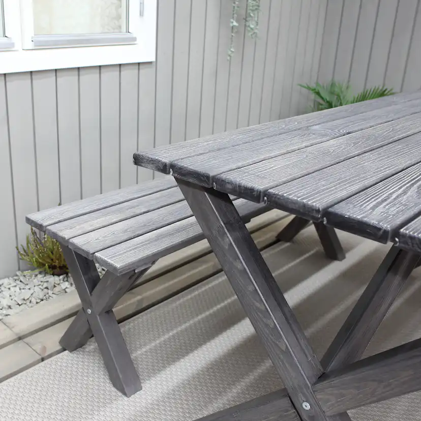 SCOTTSDALE bench 140 Grå, 1400 mm