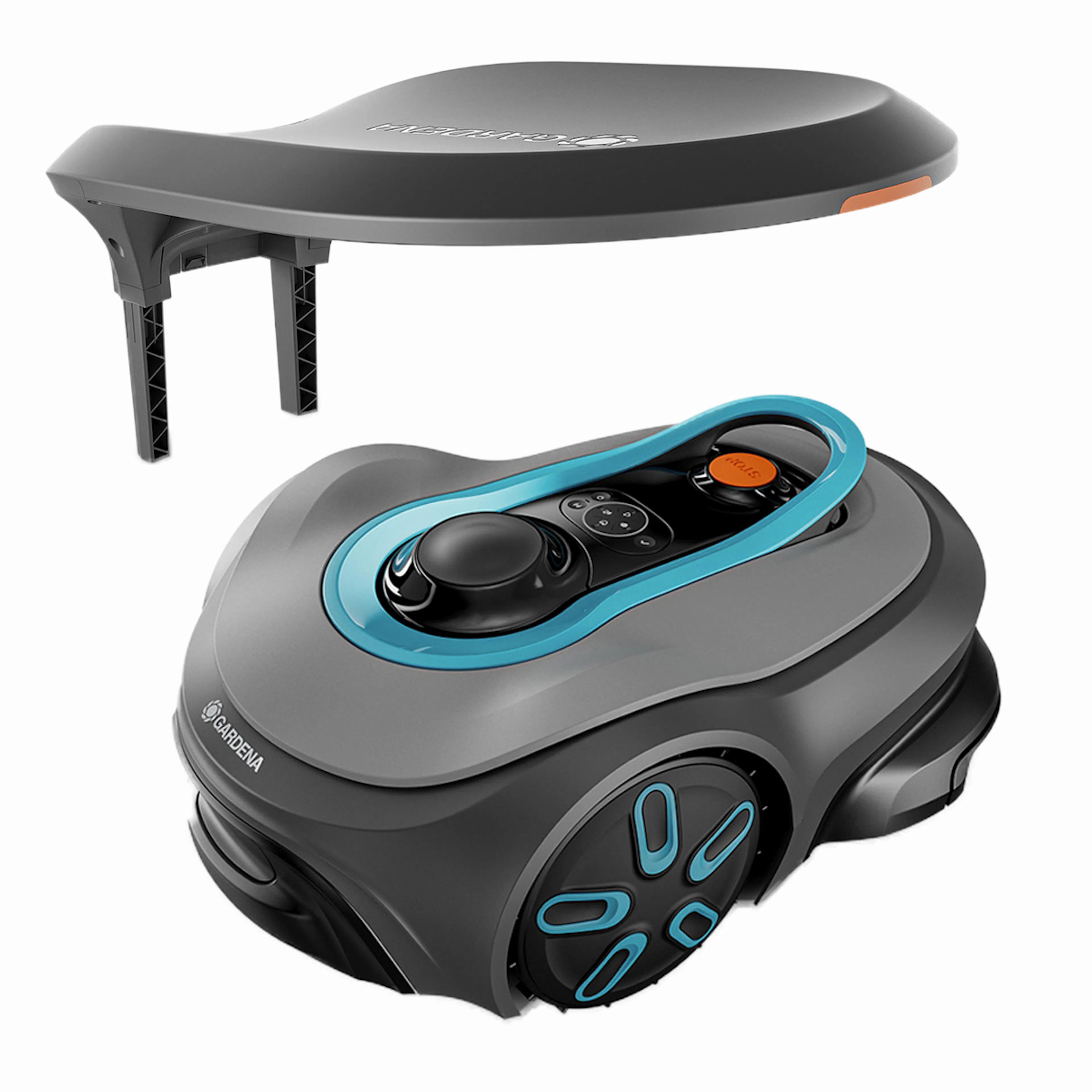 Robotgräsklippare Gardena Smart Sileno Free 900 Utan Slinga Paket Med Robothus