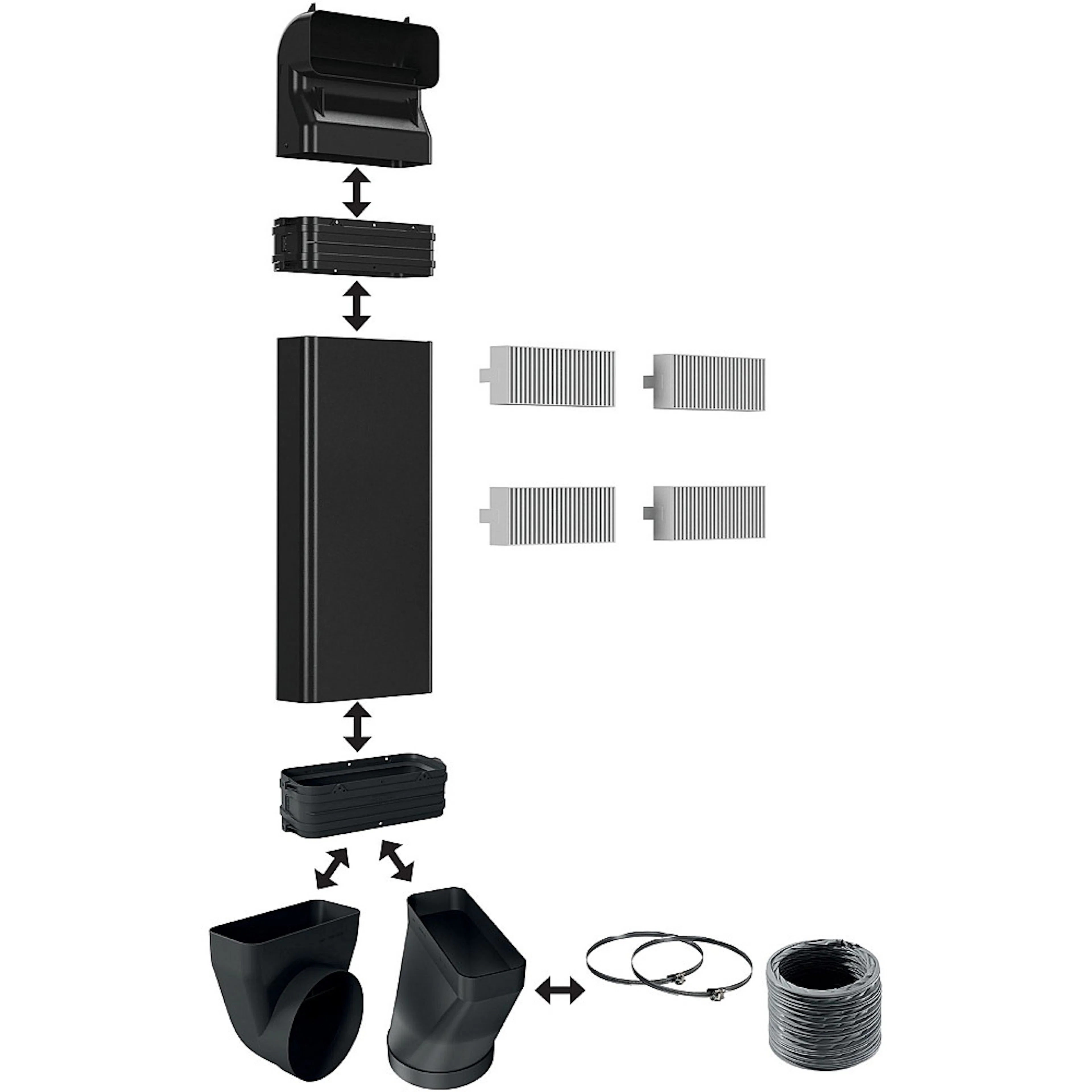 Installationsset Bosch B1ZZ9VEDU0 för Kanalventilation