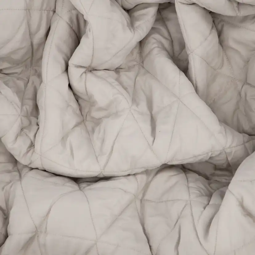 Nilla Bedspread Heavy brushed poly cationic/sherpa - Beige / Beige, Mått: 260x260 cm