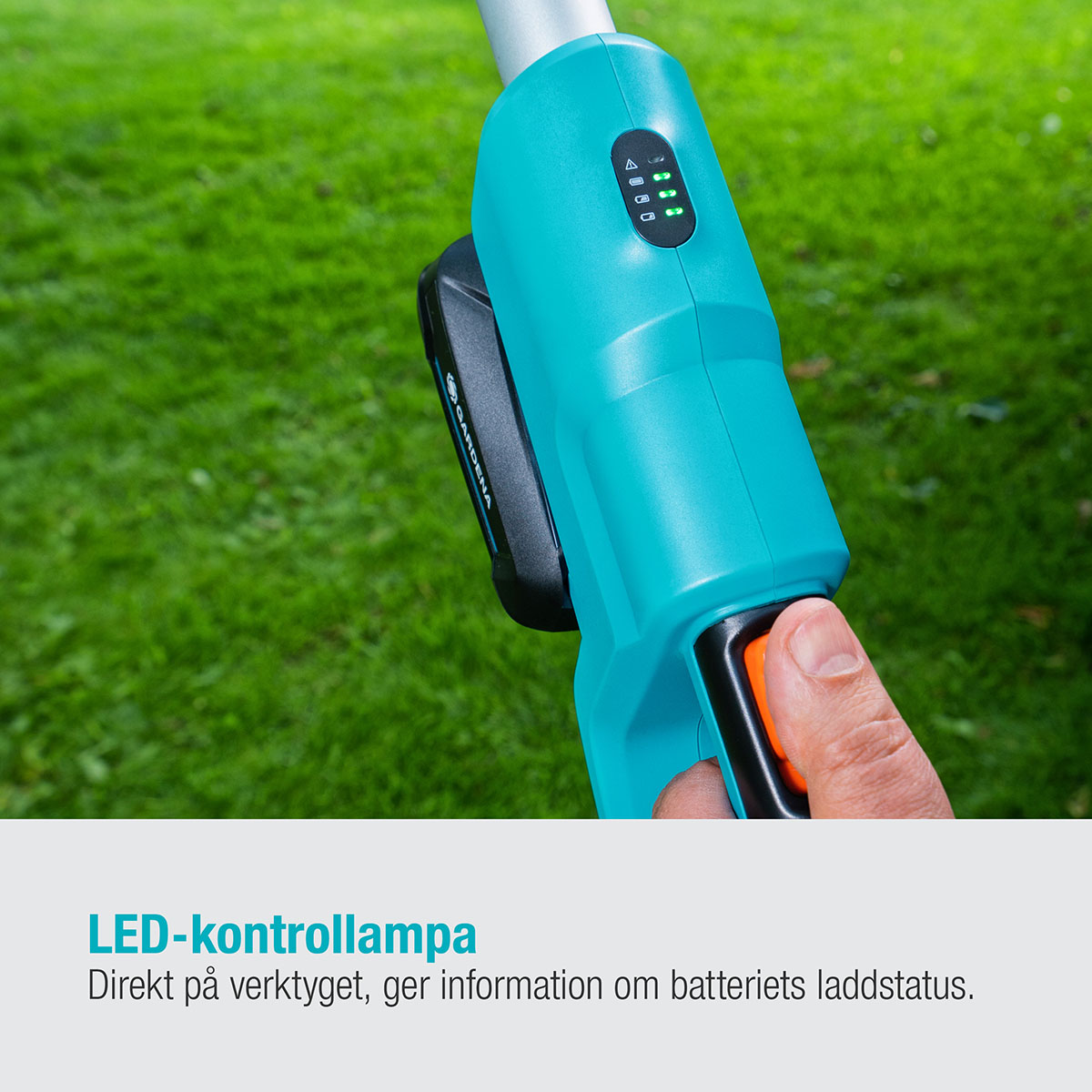 Teleskopisk Stångsåg Gardena TCS 20/18V P4A Komplett (2,5Ah batteri + standardladdare)