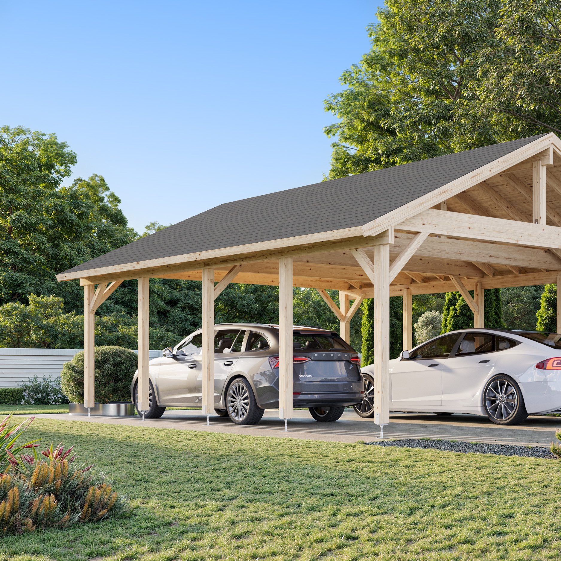 Carport Palmako Robert 40,6 m2