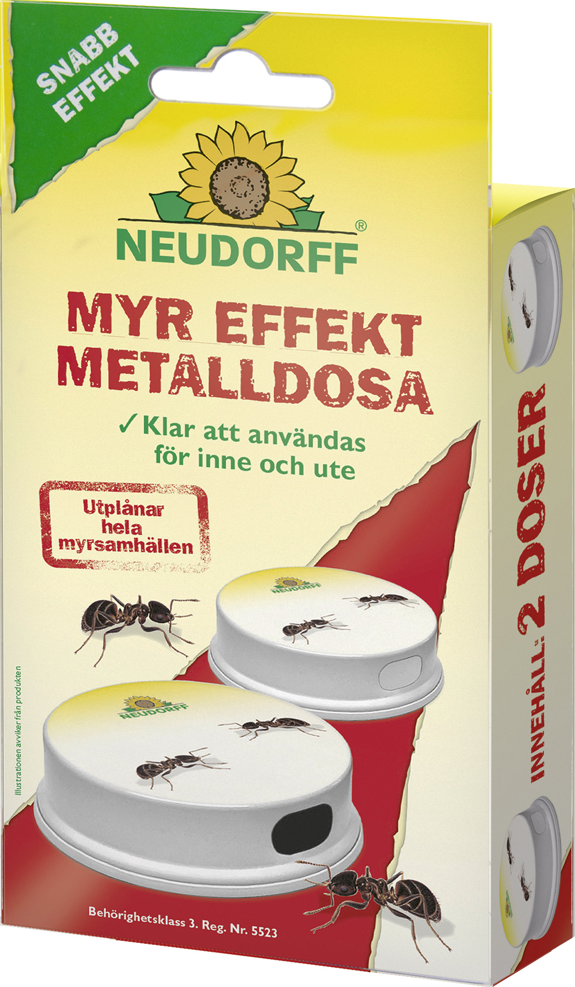 Insektsbekämpning Neudorff Myr Effekt Metall Dosor för Myrsamhällen