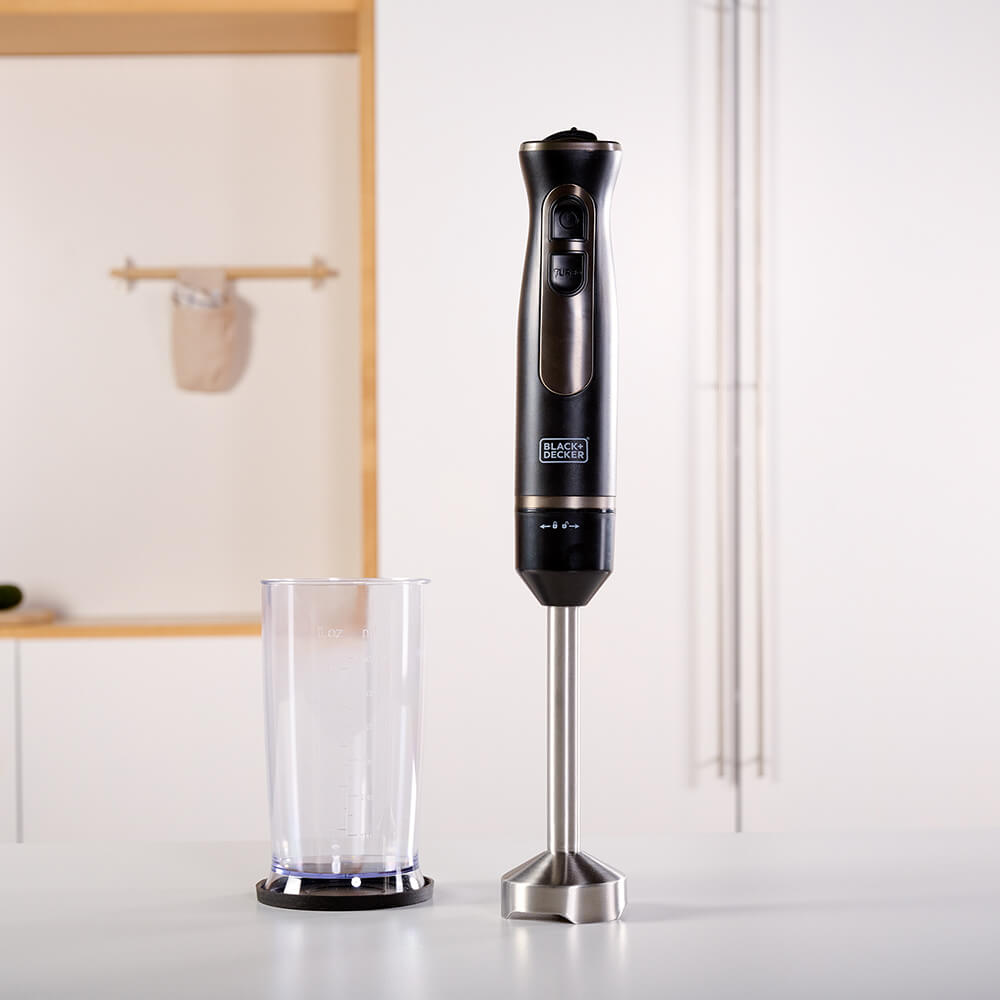 Stavmixer Black+Decker 800W Svart Tillbehör