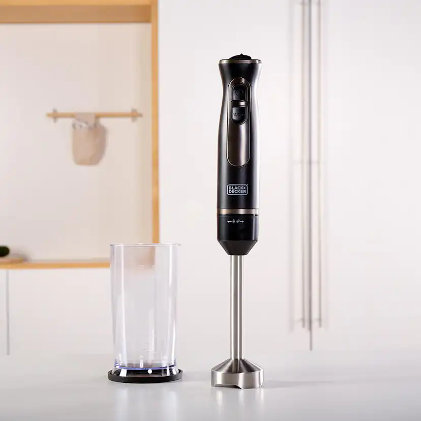 Stavmixer Black+Decker 800W Svart Tillbehör