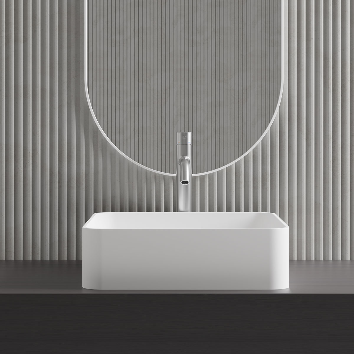 Tvättställ Scandtap Solid S1
