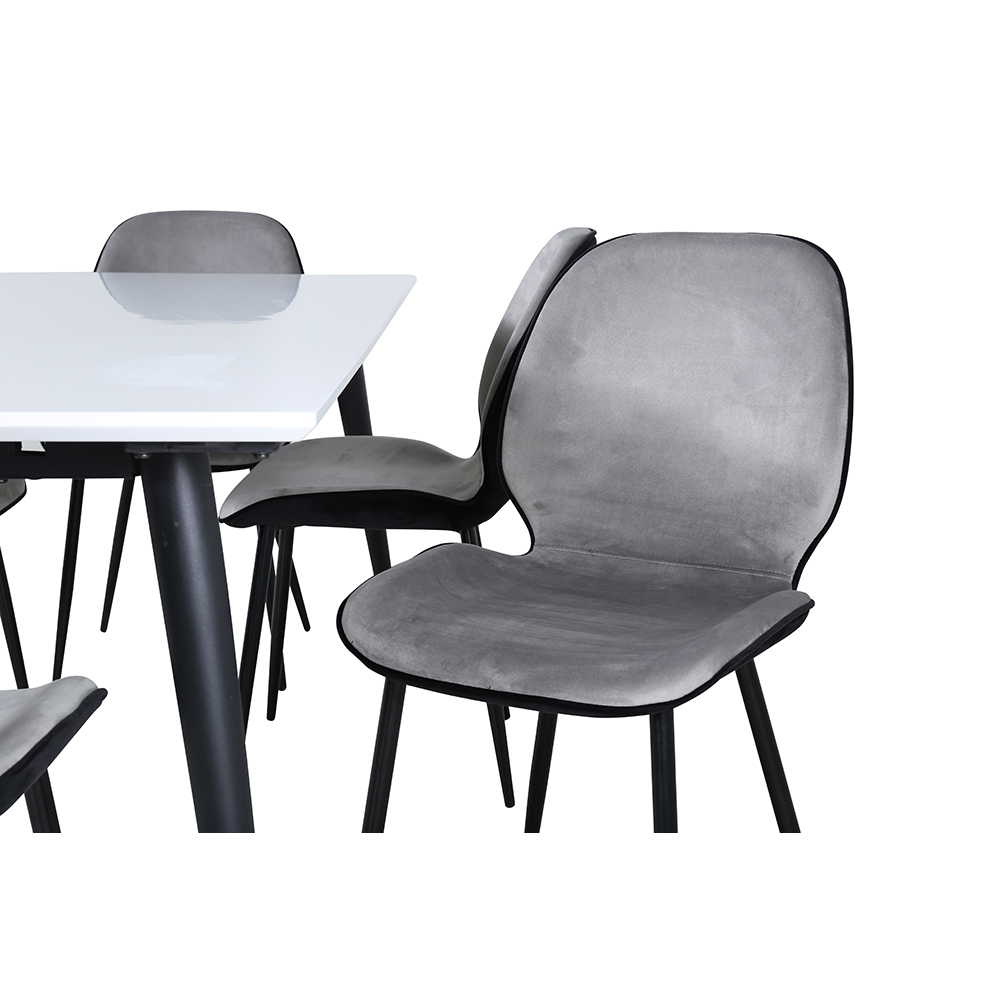 Matgrupp Venture Home Jolie med 6 Elisa Stolar