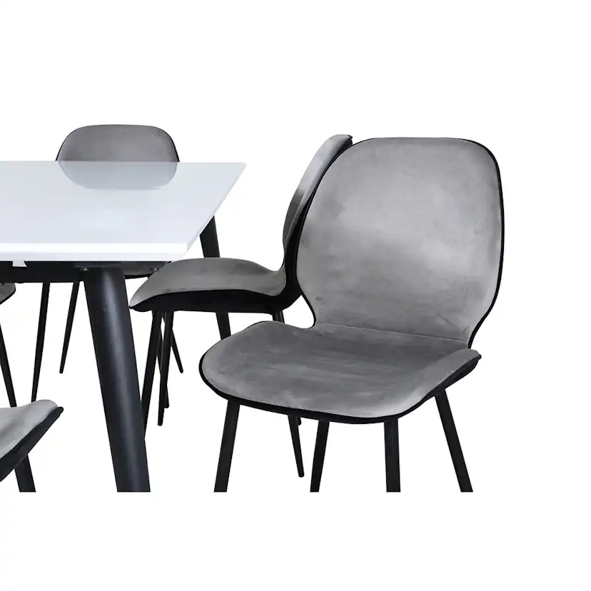 Matgrupp Venture Home Jolie med 6 Elisa Stolar