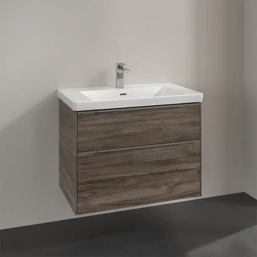Tvättställsskåp Villeroy & Boch Subway 3.0 med 2 Lådor