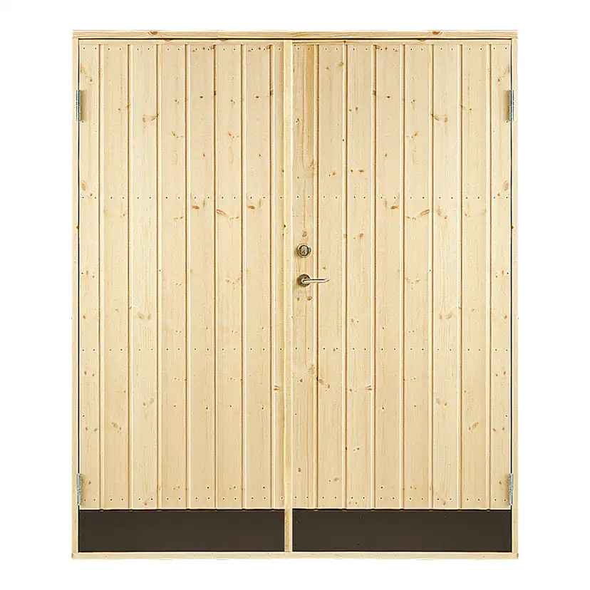 Dubbeldörr Jabo 10° Rak 15,3x19