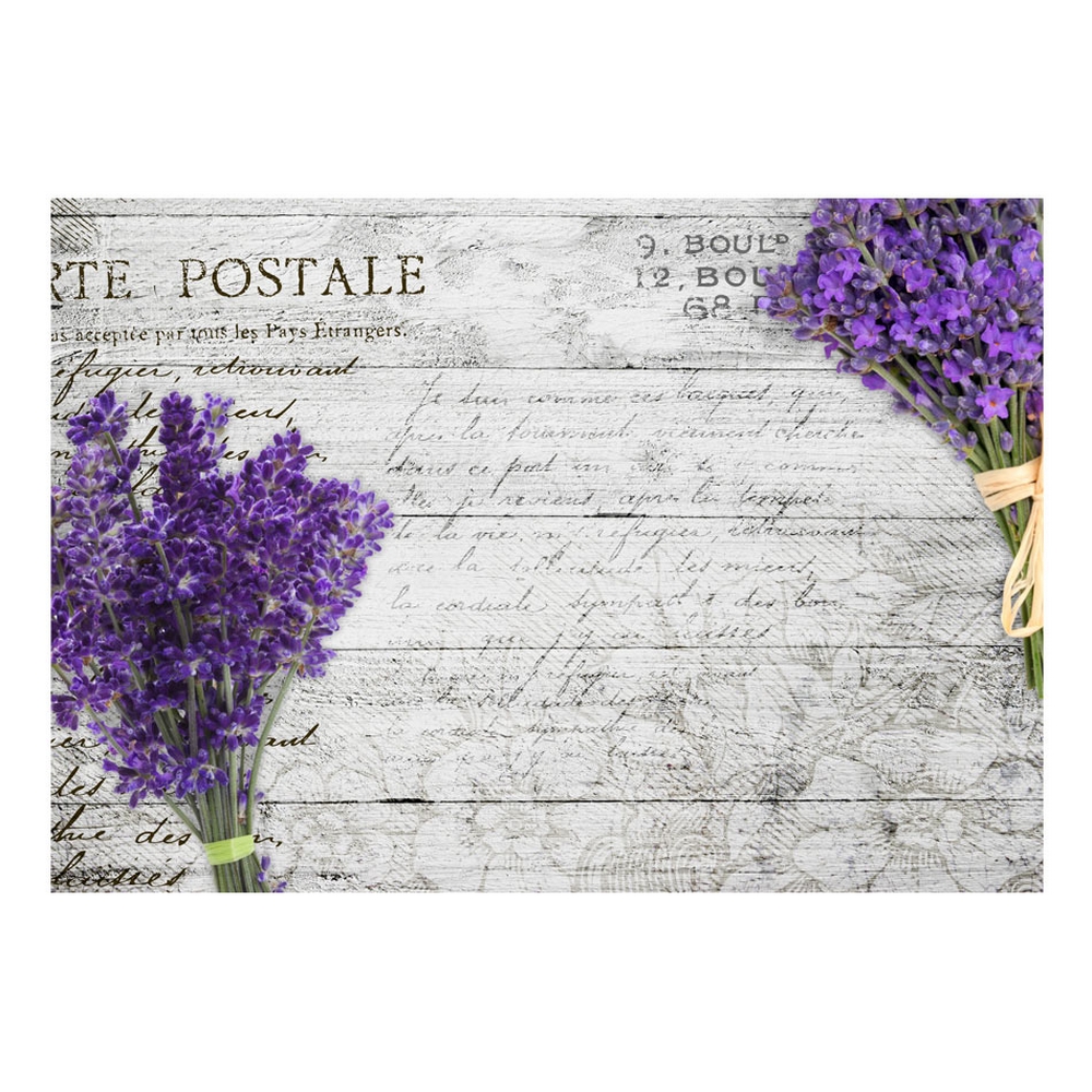 Fototapet Arkiio Självhäftande Lavender Postcard