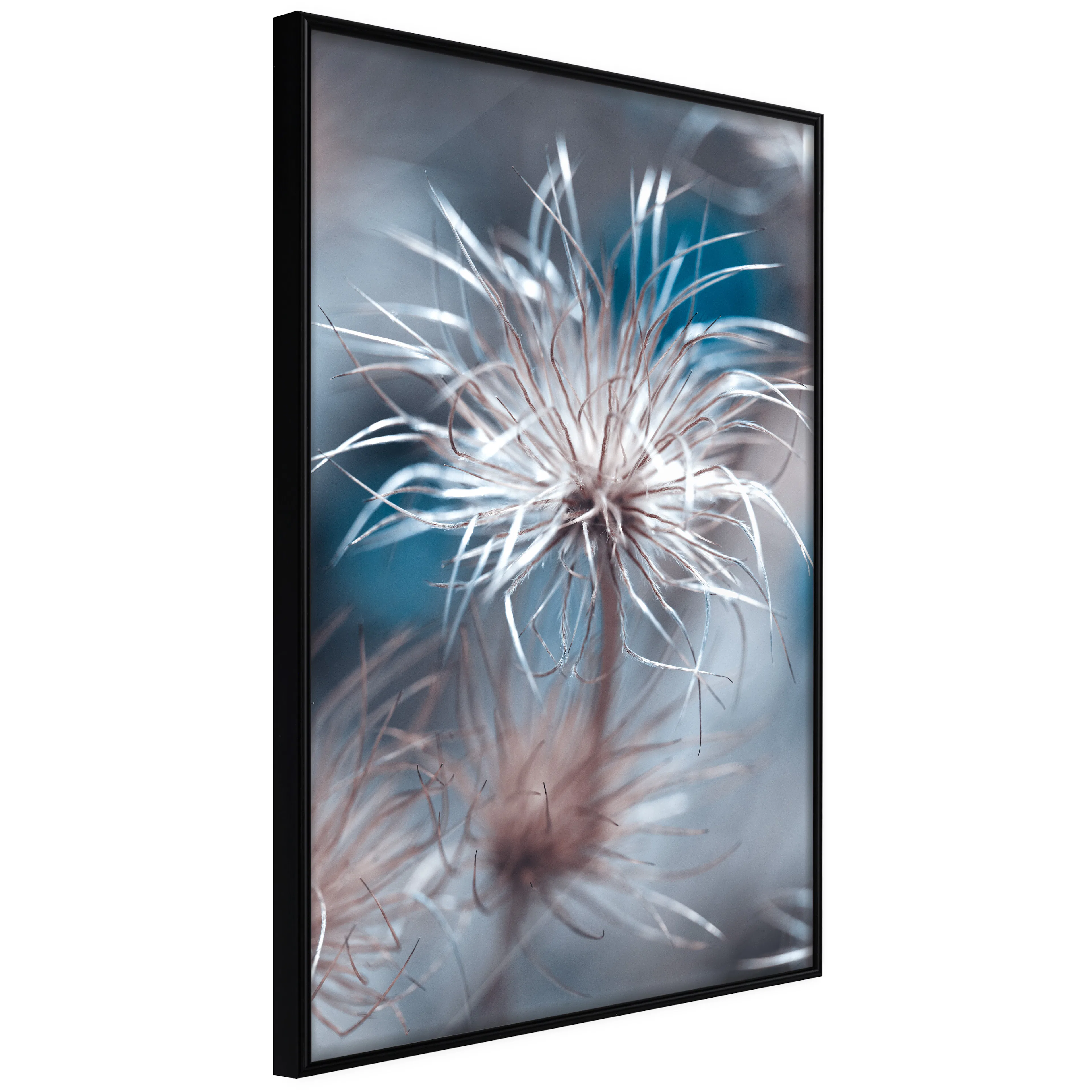 Affisch - Plant in Blues [Poster] 20x30 Svart ram, 20x30 cm
