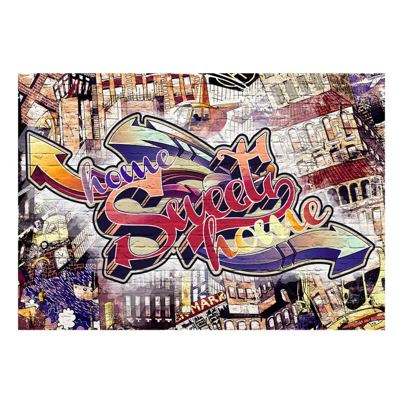 Fototapet Arkiio Självhäftande Cool Graffiti