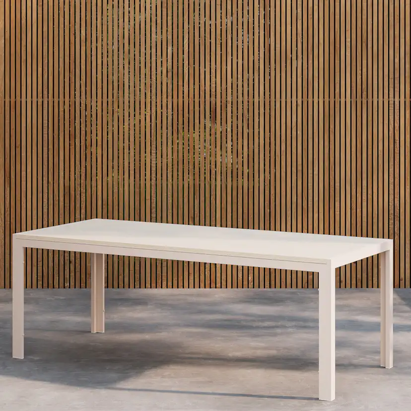Break Diningtable Alumnium - Black / Nature Rectangular 90*2 Svart/Natur