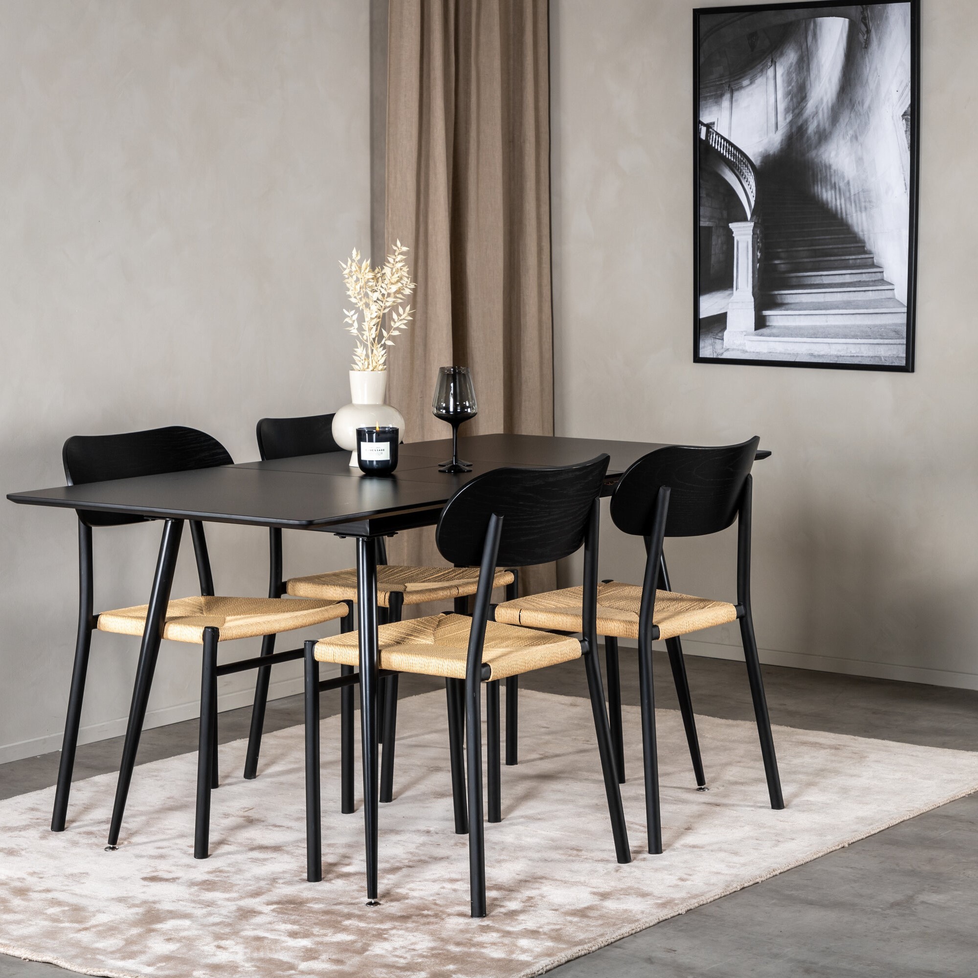 Matgrupp Venture Home Silar med 4st Polly Stolar