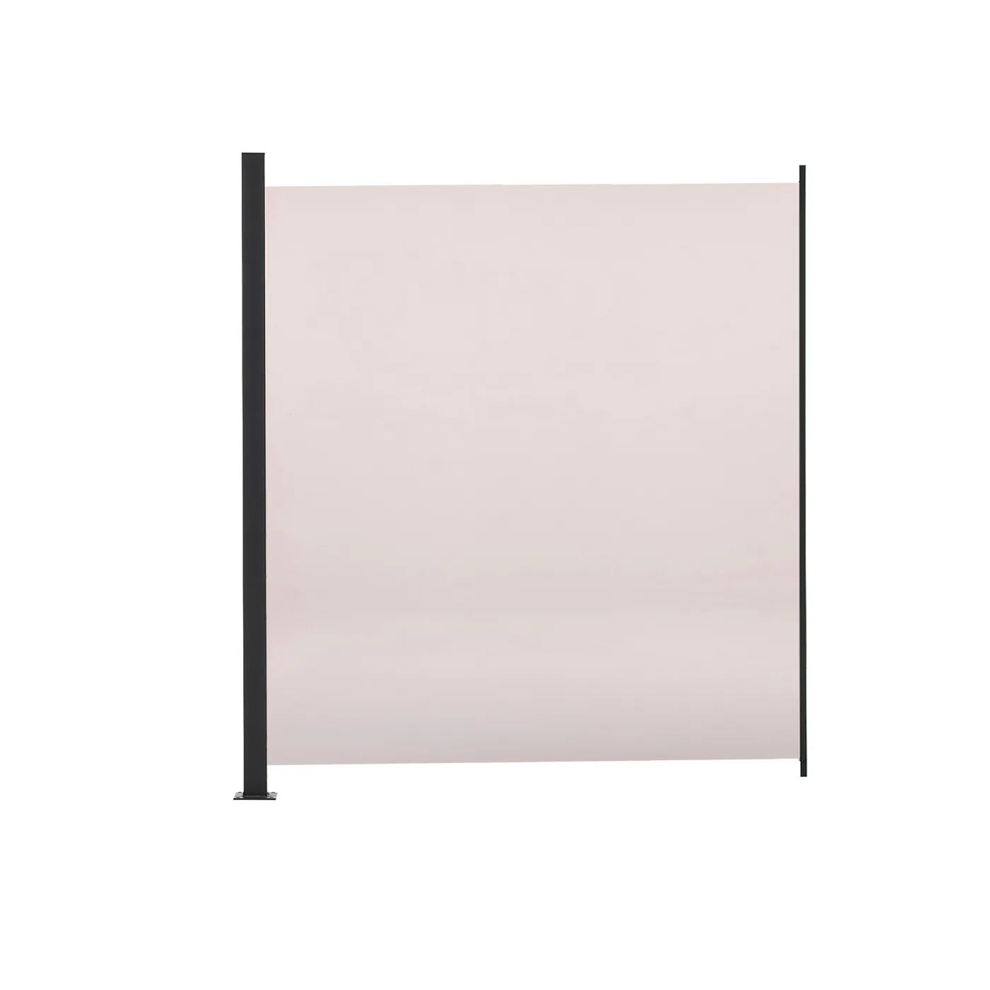 GLASFENCE 100x100 CM 6MM SMOKED W/ALULIST 1 MODUL INCL. 1 MU 100x100 cm, 1 Modul + 1 Stolpe