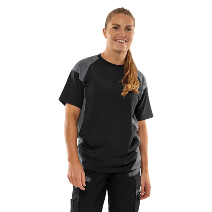 T-SHIRT 7046 GTM Färg: Svart/grå, Storlek: S