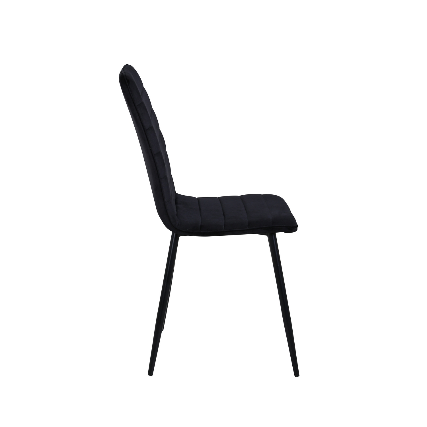Windu Lyx Chair - Black / Black Velvet Svart