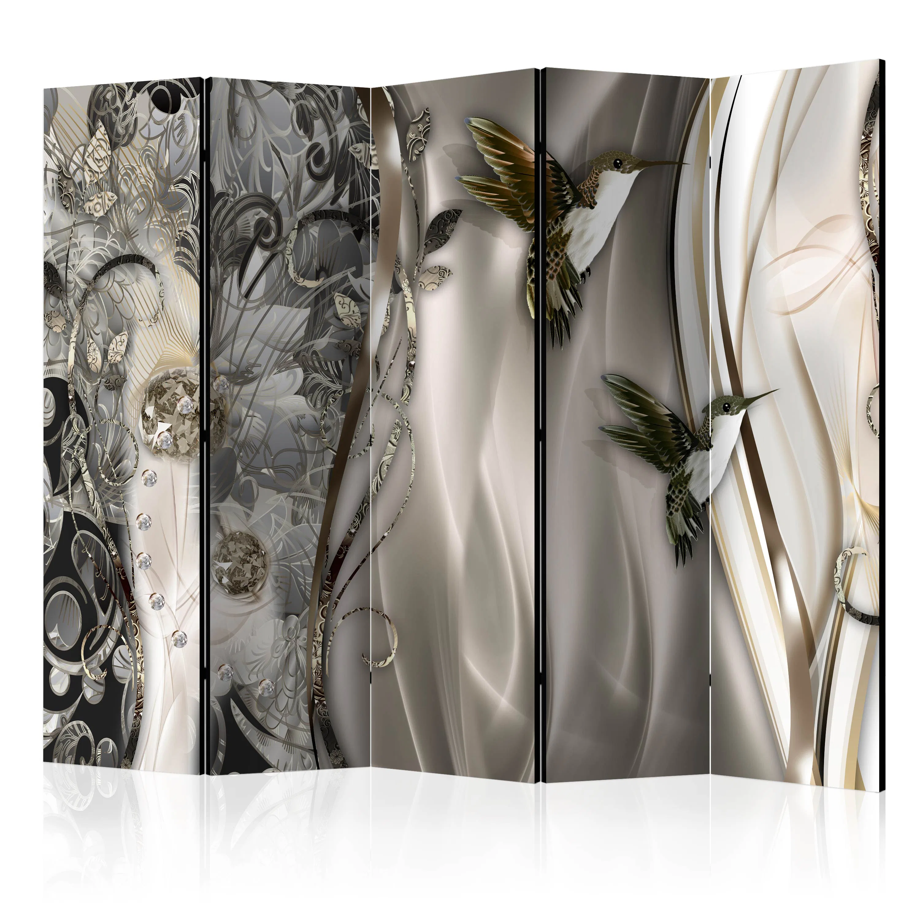 Rumsavdelare Skärmvägg Arkiio Source Crystals II 225x172 cm