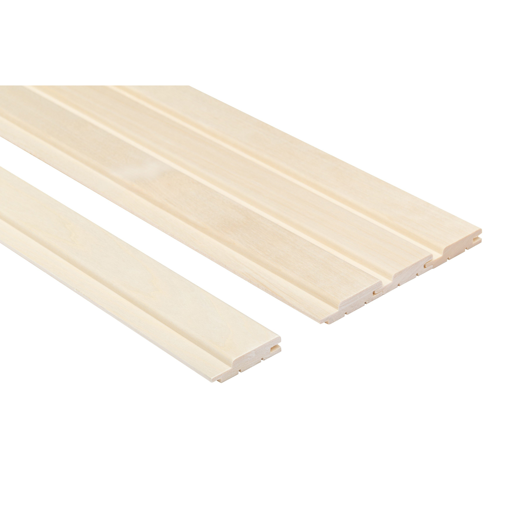 Bastupanel Sauna Sweden Asp STP 15x68mm 6st/pkt