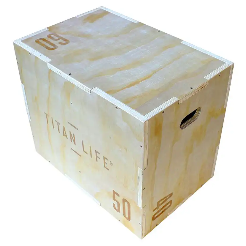 Träningshinder Titan Life Soft Plyo Box Platform Wood 5 st