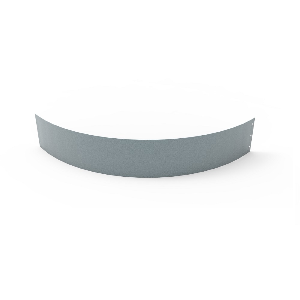 Planteringskant Flexigarden Aluzink 180 mm Kvartsbåge