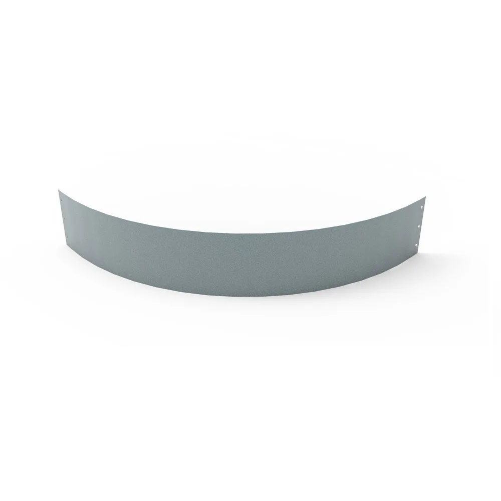 Planteringskant Flexigarden Aluzink 180 mm Kvartsbåge