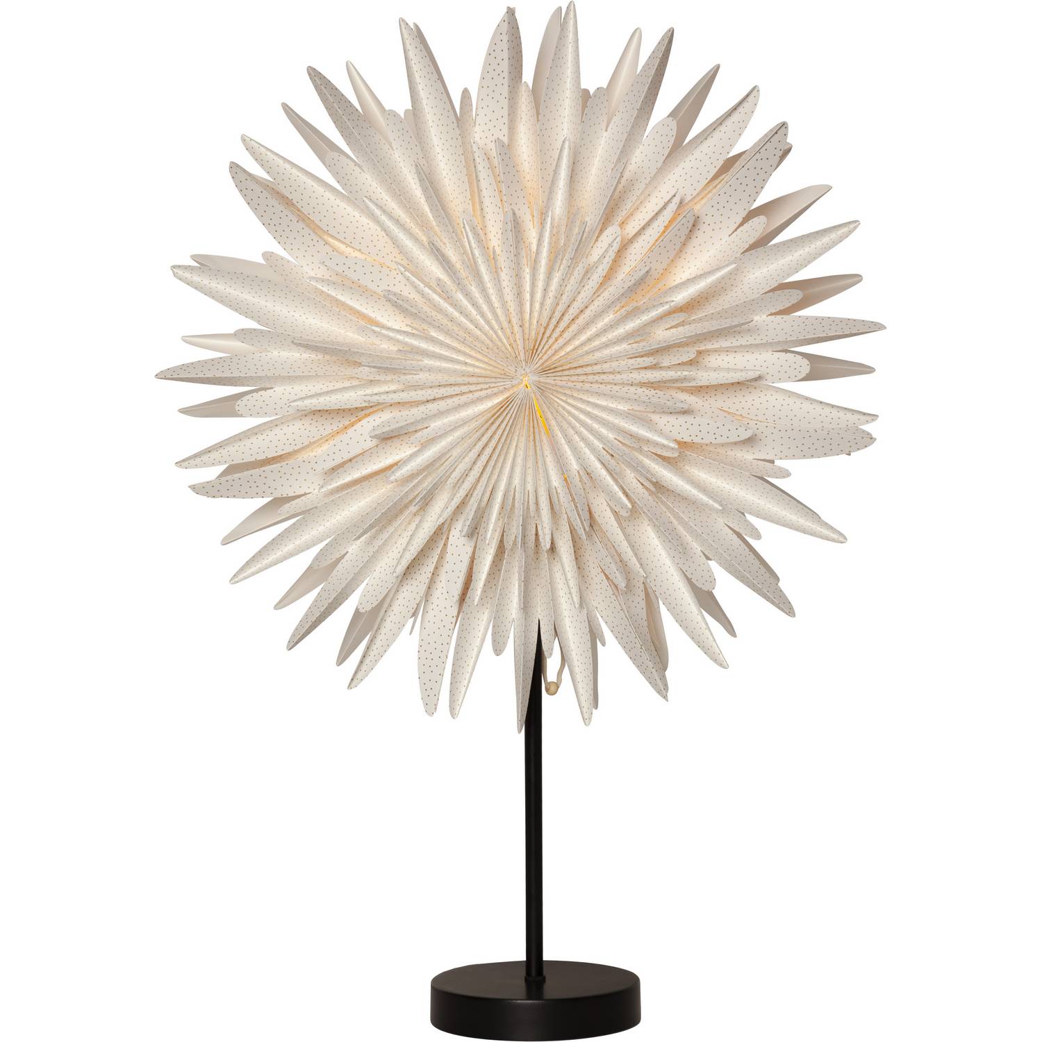 Adventsstjärna på Fot Star Trading Winter Pappersstjärna