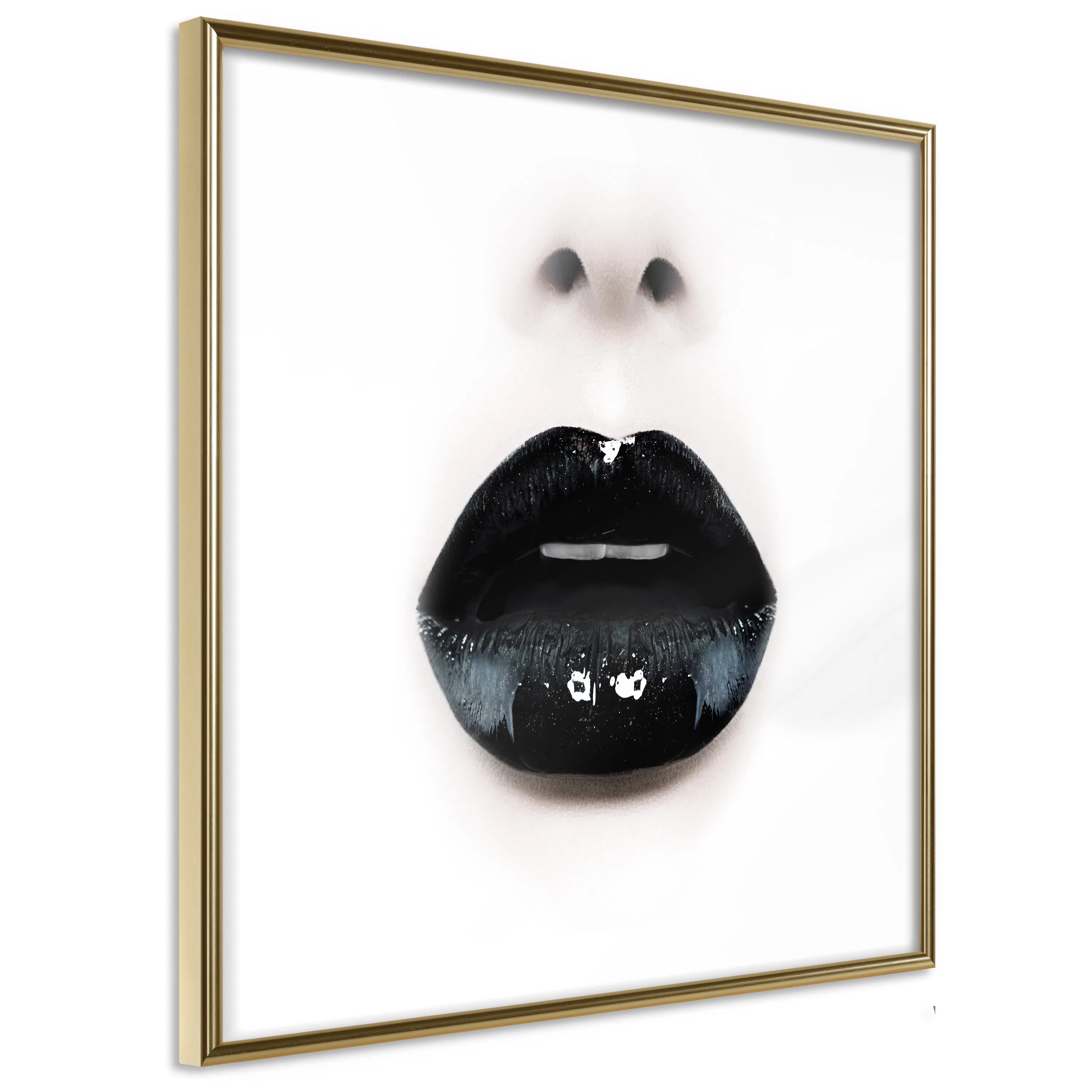 Poster Artgeist Affisch Black Lipstick