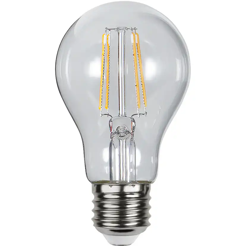 LED-lampa Star Trading E27 A60 Twilight Sensor Klar 4,2W