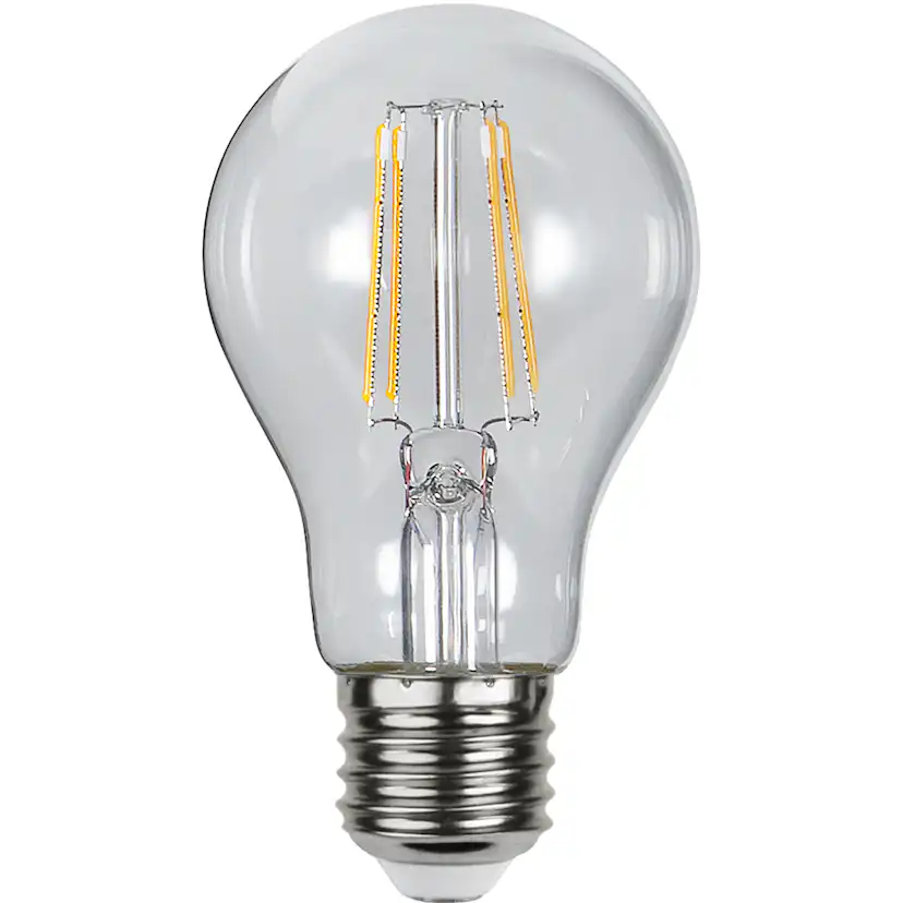 LED-lampa Star Trading E27 A60 Twilight Sensor Klar 4,2W