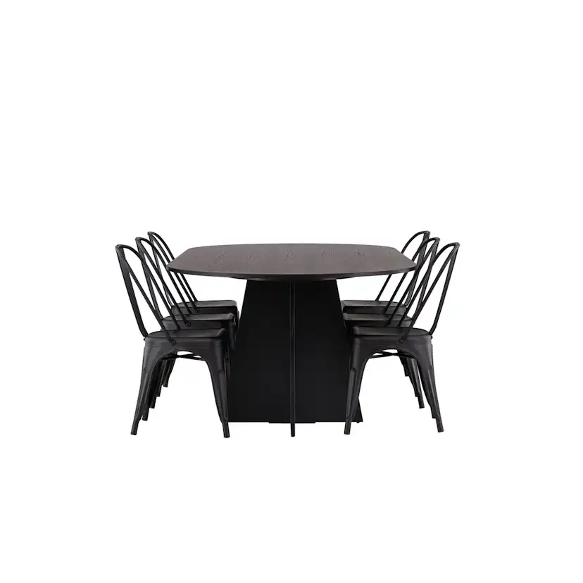Matgrupp Venture Home Bootcut Oval med 6 st Tempe