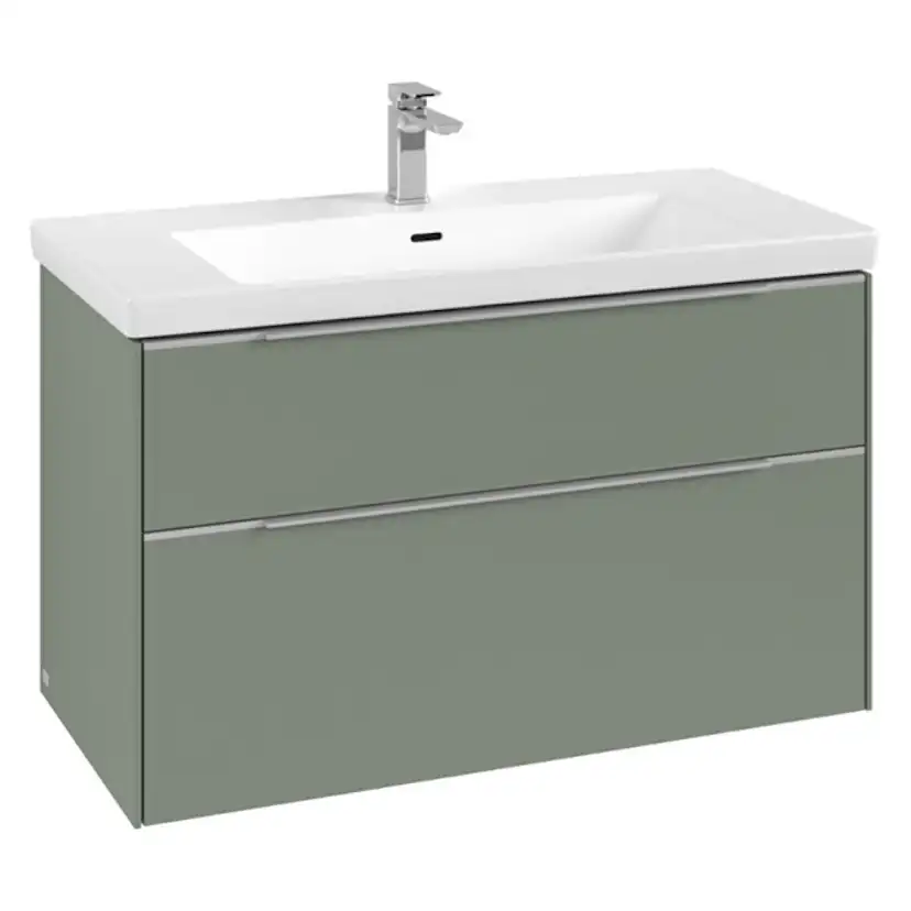 Tvättställsskåp Villeroy & Boch Subway 3.0 med 2 Lådor