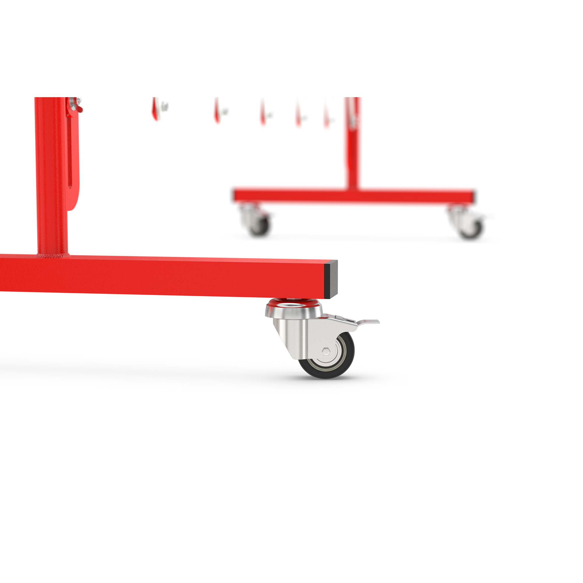 Avgränsare R&R Solutions Expanderbar Mobil Röd/Vit