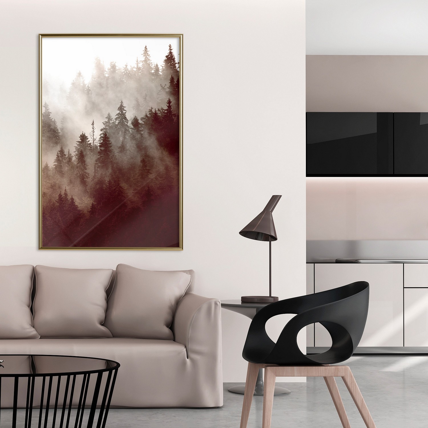 Poster Artgeist Affisch Brown Forest
