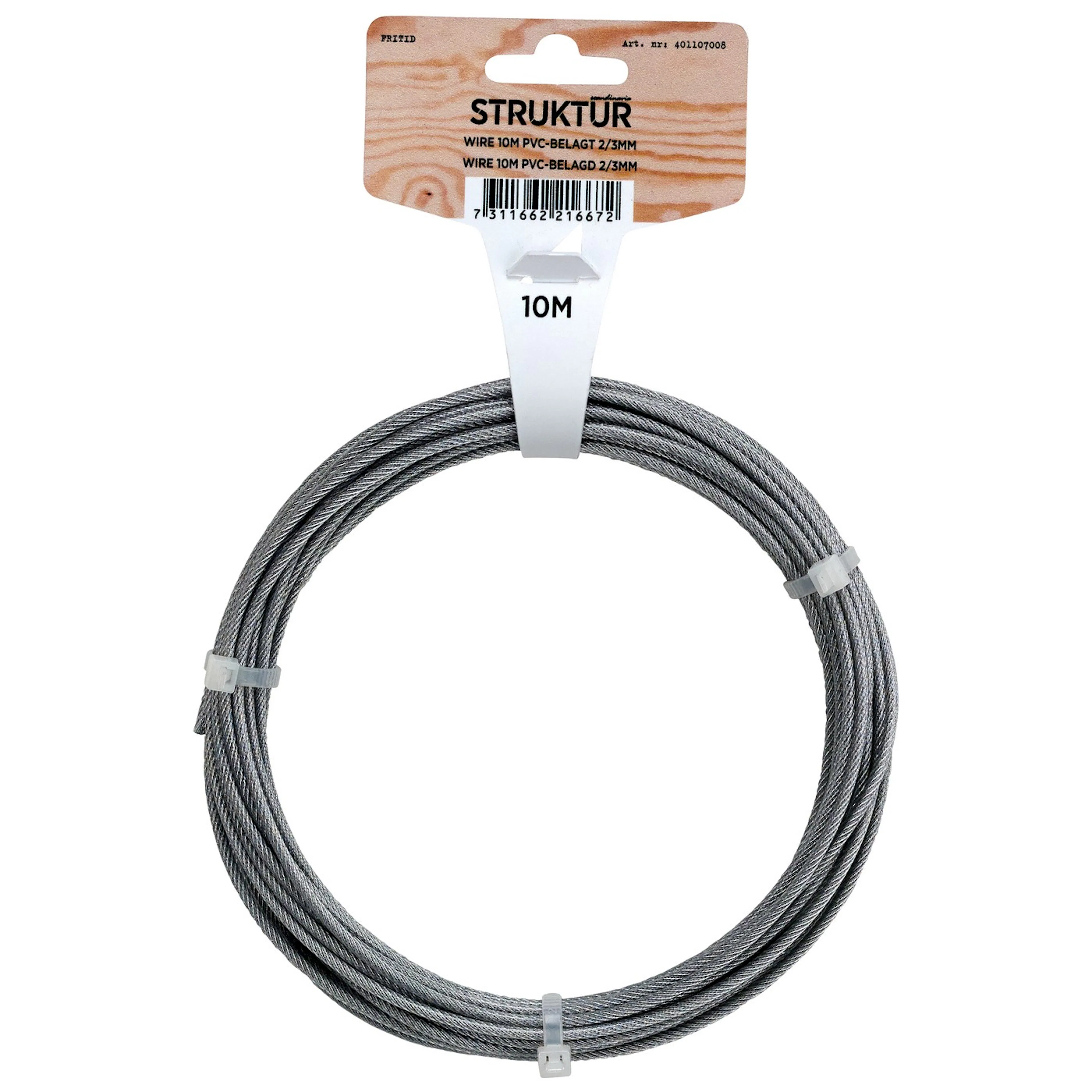 WIRE FZ/PVC 10M Ø2/3MM D: 2.3 mm, L: 10 m