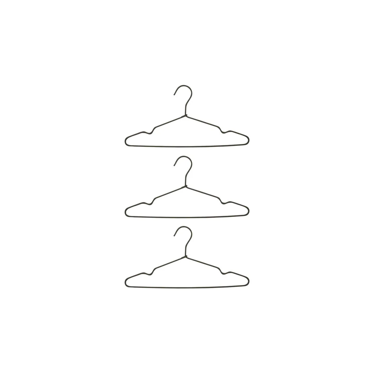Wire galge 3-pack Grå
