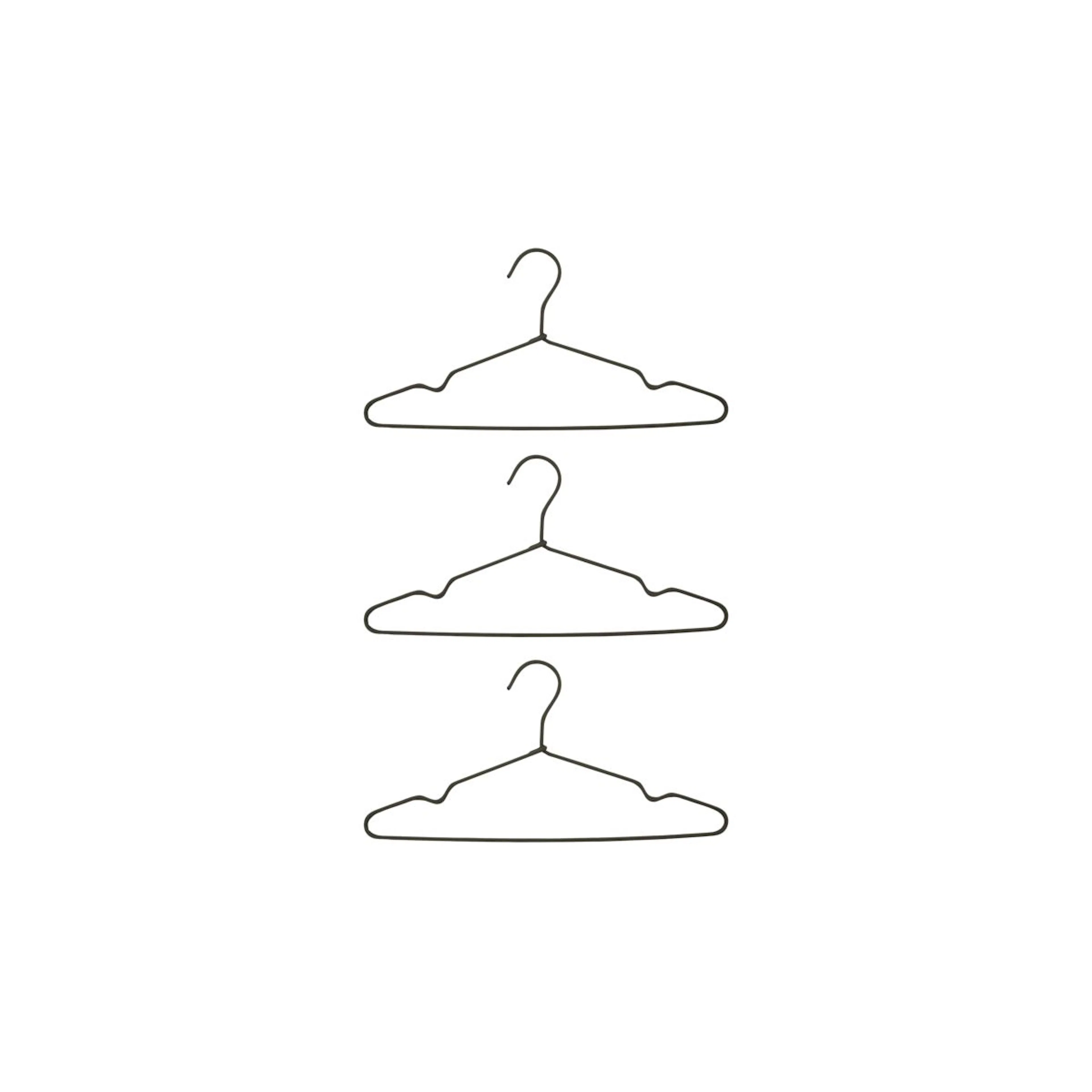 Wire galge 3-pack Grå