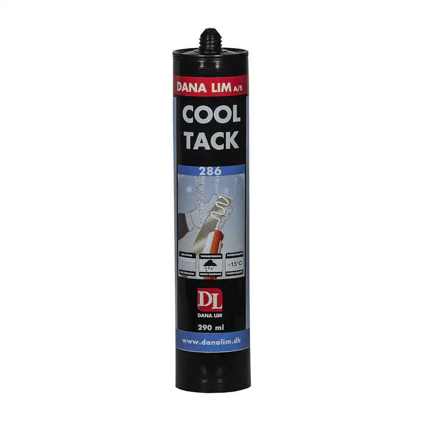 Montagelim Danalim Cool Tack 286 Vit 290ml - Starkt väderbeständigt lim