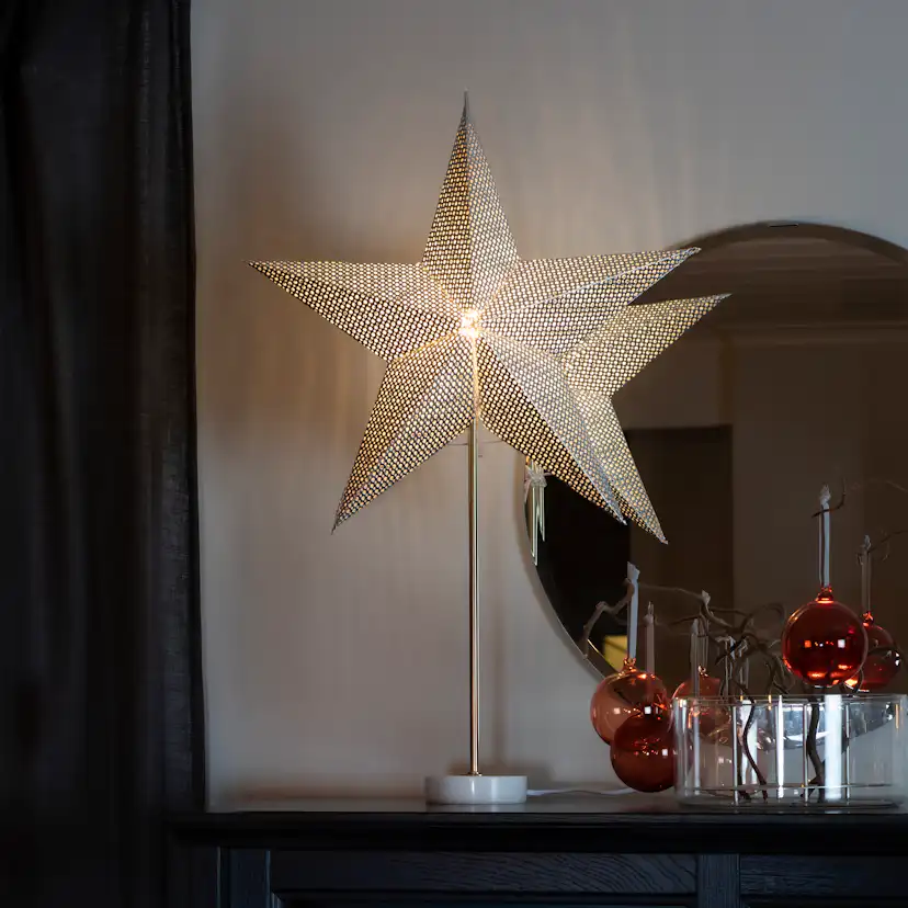 Adventsstjärna Gnosjö Konstsmide med Marmorfot