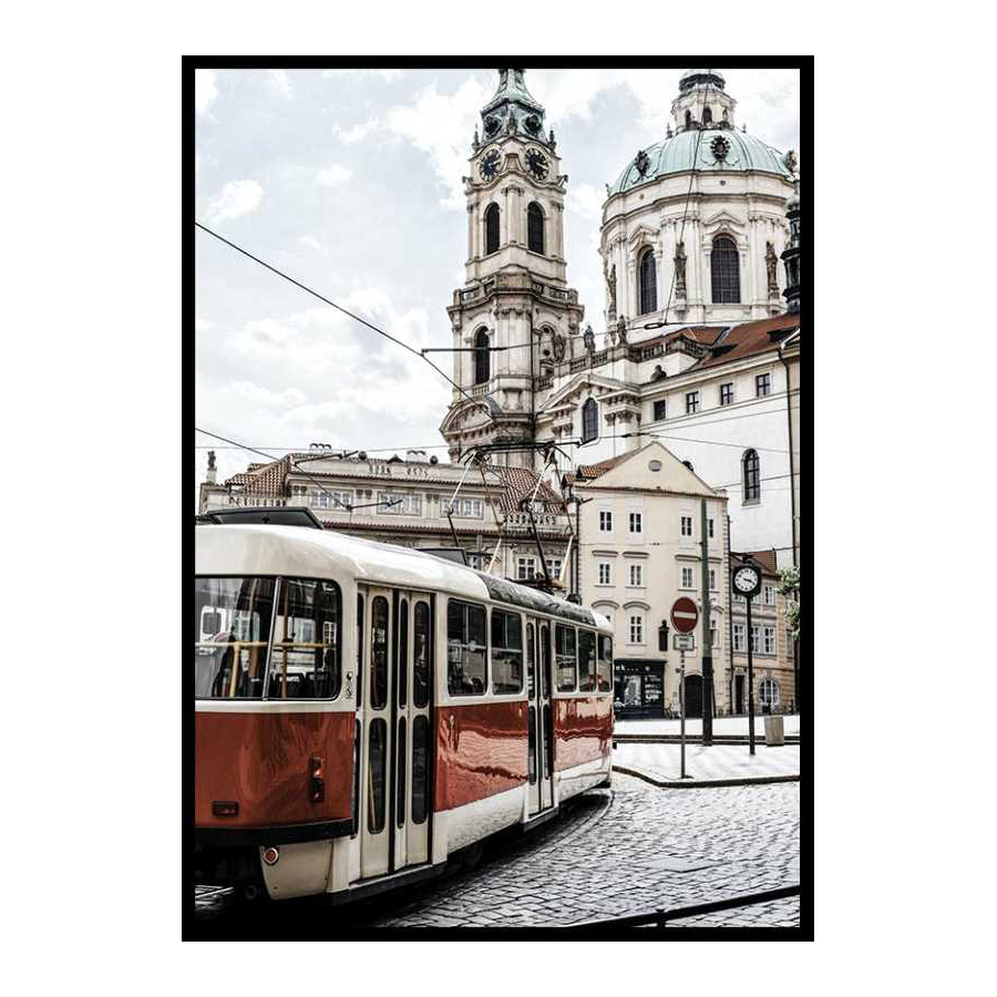 Poster Gallerix Tram In Mala Strana