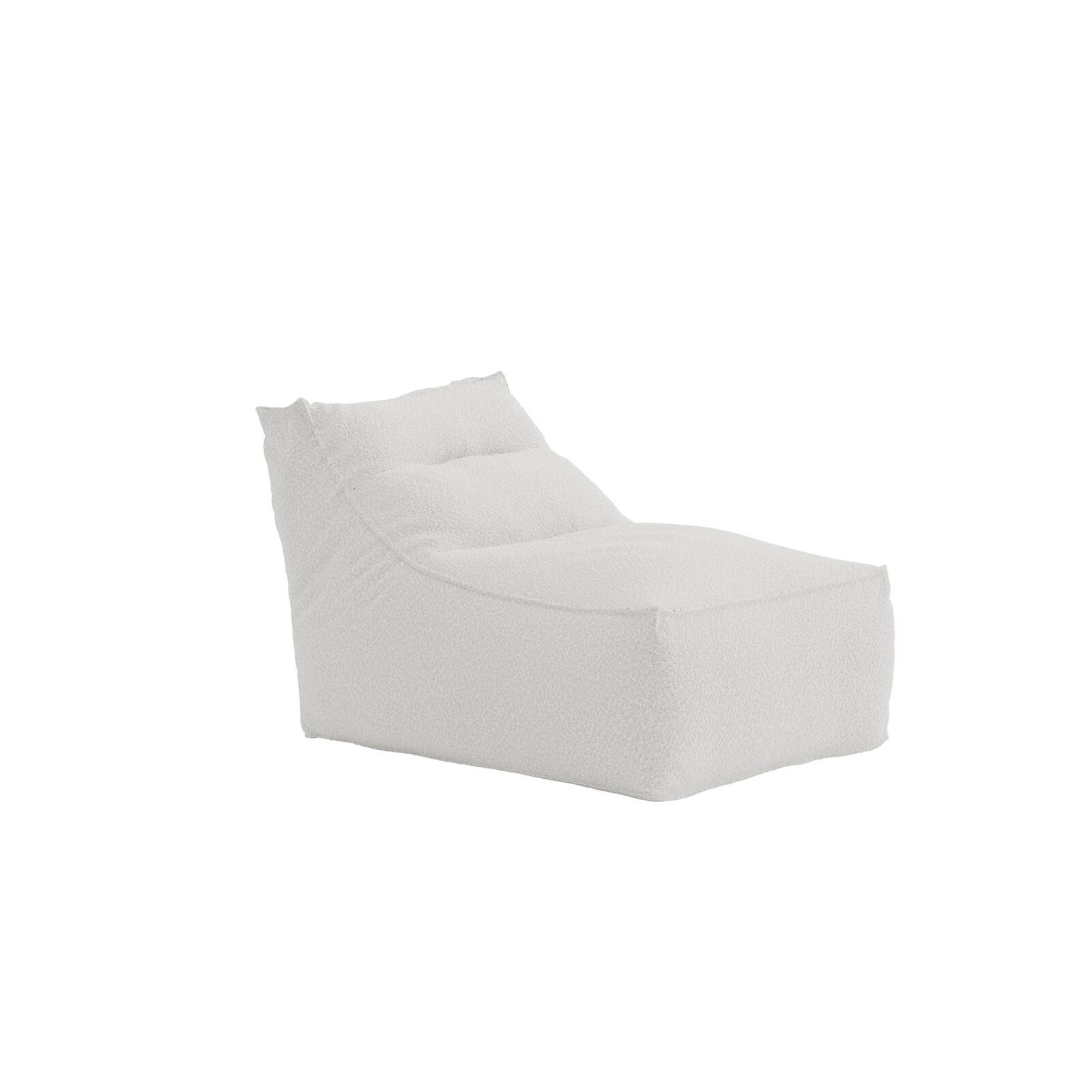 Redang Relaxbag Fabric - White Bouclé fabric / 118*94*83 White