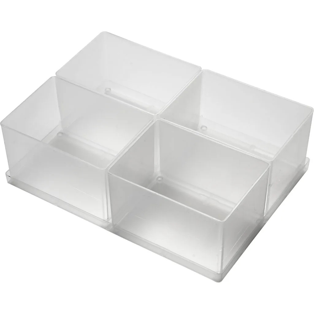 Lådinsats Raaco Nr. Ba7-1 H80 mm Stl 109x79 mm 4 St/1 Förp