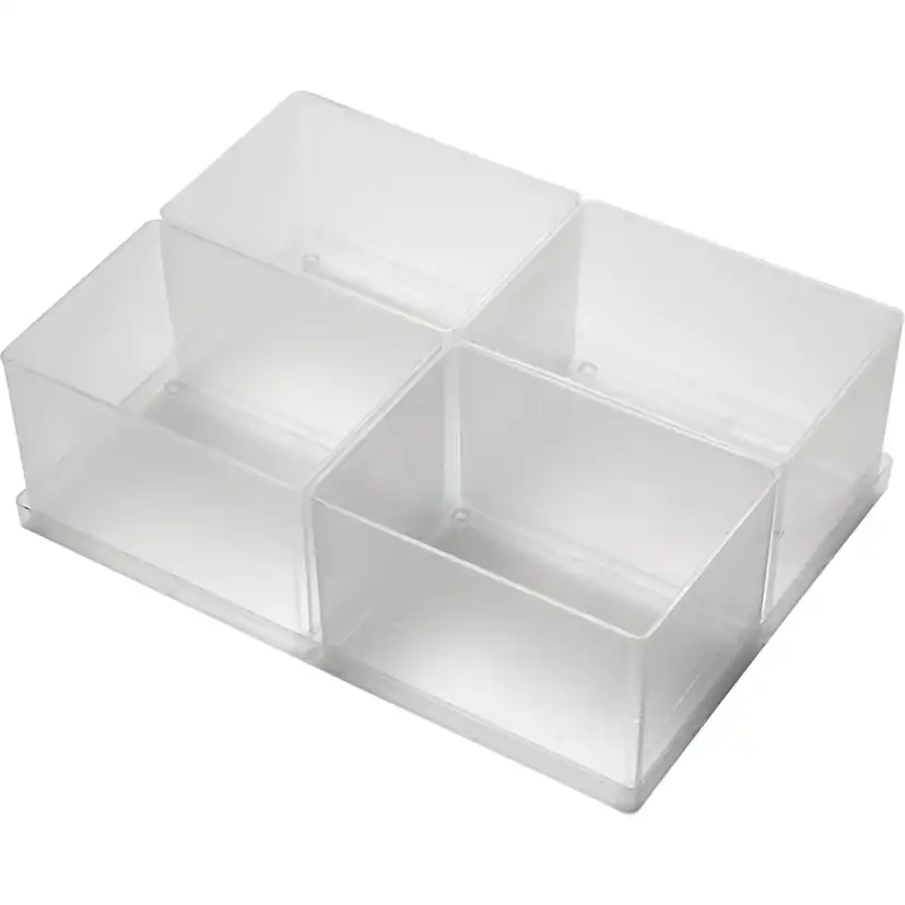 Lådinsats Raaco Nr. Ba7-1 H80 mm Stl 109x79 mm 4 St/1 Förp