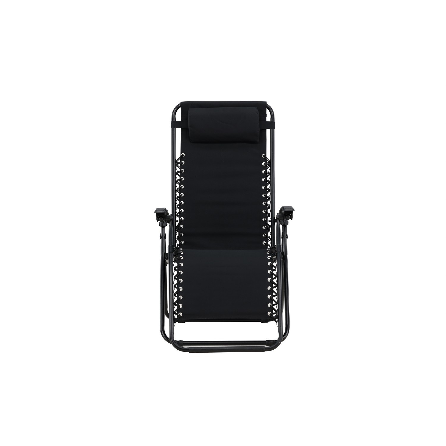 Vulcano Sun Lounge - Black / Black Solstol Venture Home Vulcano