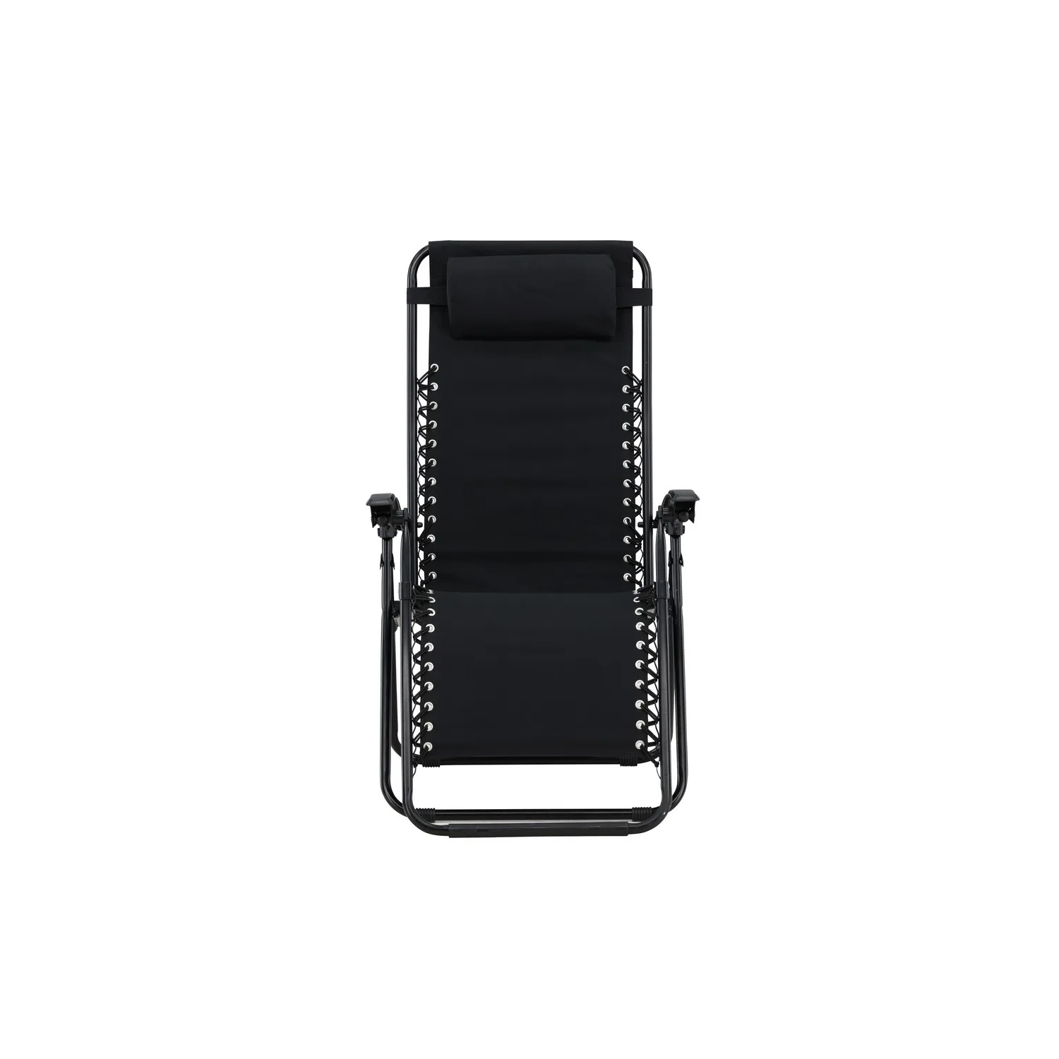 Vulcano Sun Lounge - Black / Black Solstol Venture Home Vulcano