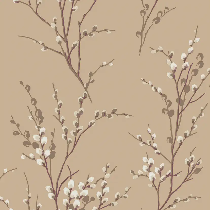 Tapet Laura Ashley Pussy Willow Naturel