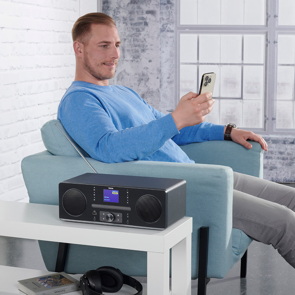 Radio Hama FM/DAB+/CD/BT Internetradio DIR1570CBT